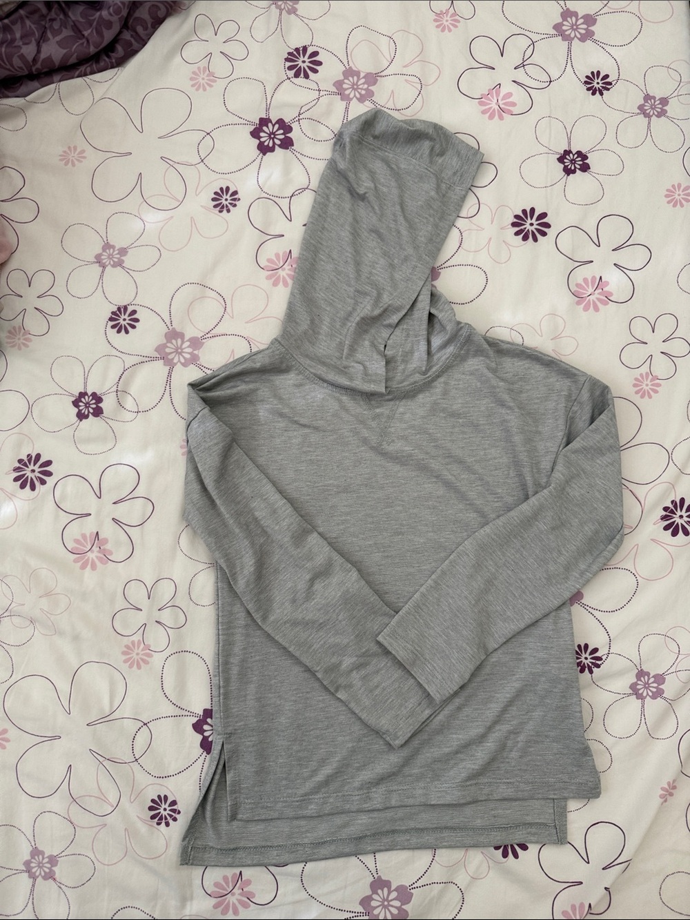 Athletic Works Light Gray Hooded Pullover